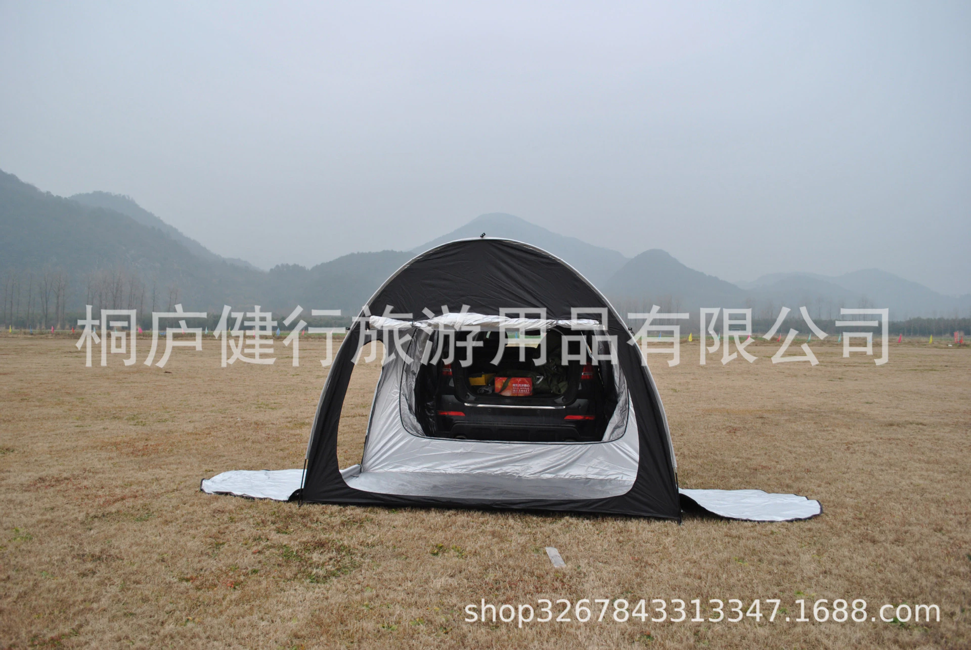 Cheap Goat Tents Outdoor Car Trunk Tent Sunshade Rainproof Tailgate Shade Awning Tent For SUV Car Self Driving Tour Barbecue Camping Tool   